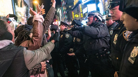 Protests continue in New York City over police violence